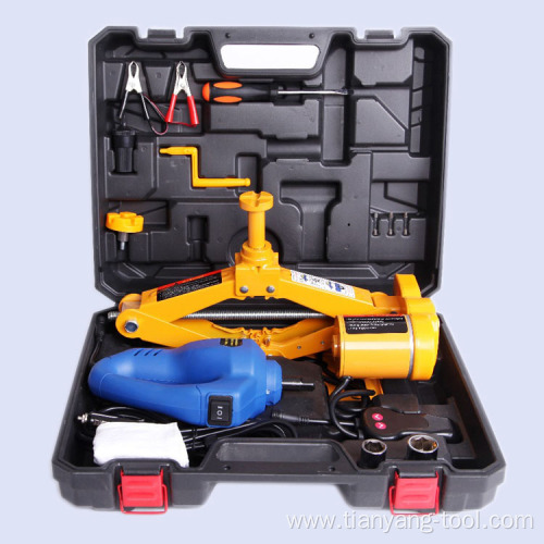 2in1 3T Electric mechanical Screw Scissor Car Jack